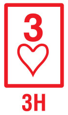 Three of Hearts